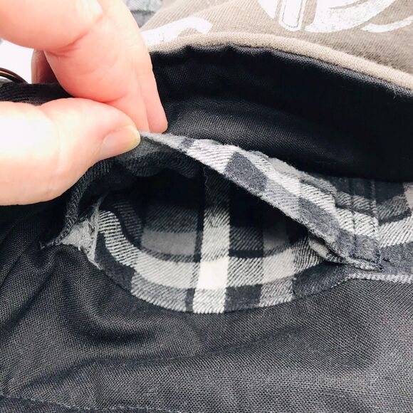 Handmade Tote Bag: Repurposed, Cowgirl, Brown, Tan, Cream, Boots, and Charm - Picture 8 of 9